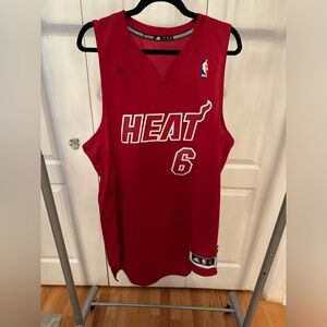 Lebron james authentic heat jersey